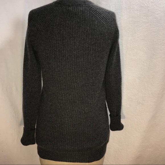 t babaton cashmere blend sweater charcoal heather - Picture 4 of 9
